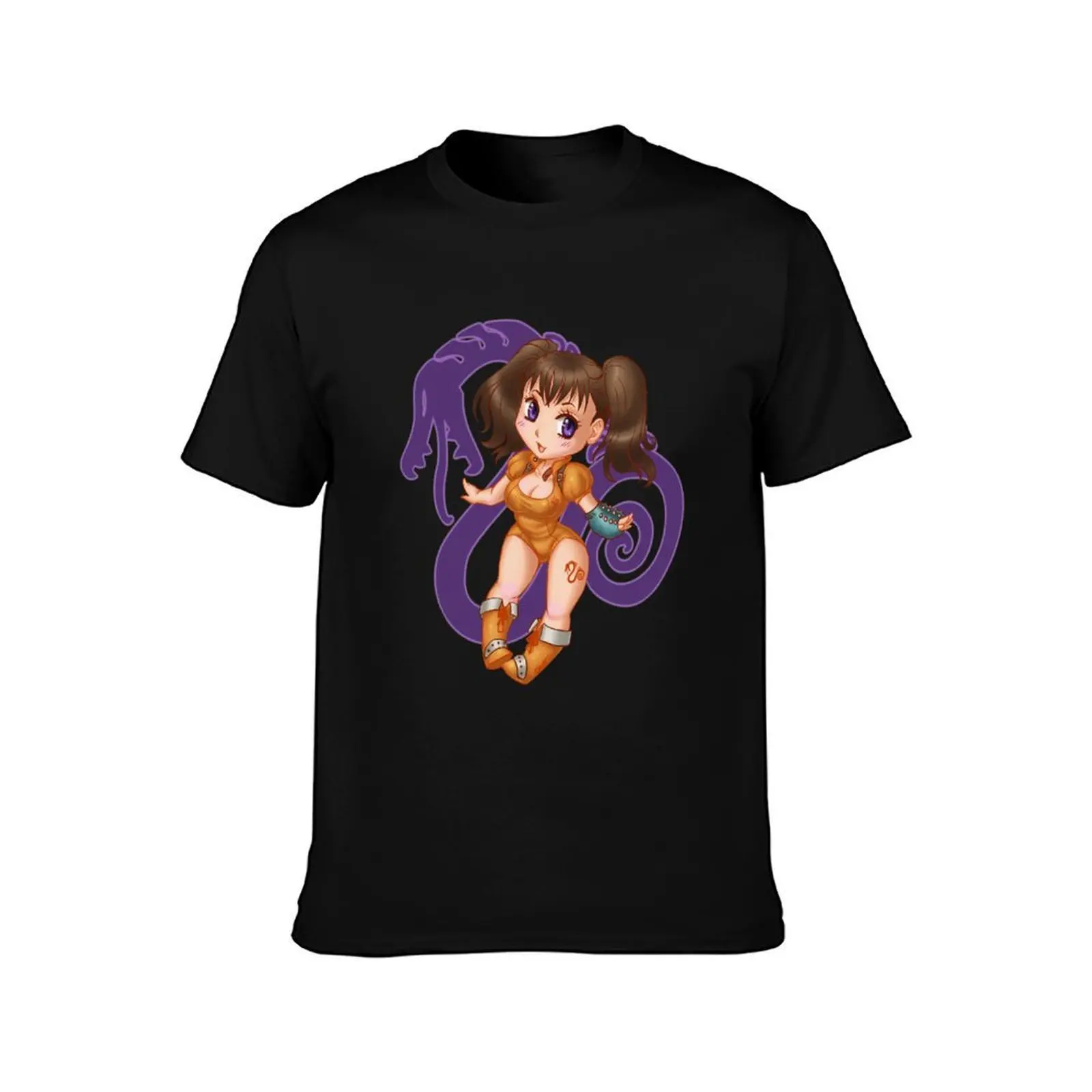 Serpent Sin of Envy: Diane T-Shirt, Summer Casual Cotton Tee, Oversized Streetwear Tops, Vintage Graphic Print, Unisex Men Women