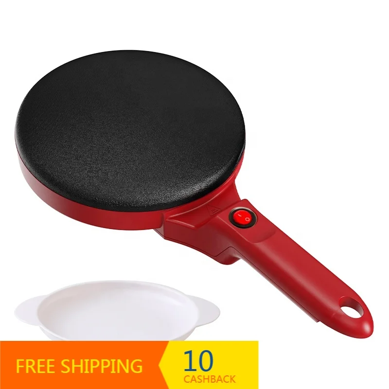 

STLF Multifunctional Electric Crepe Pancake Maker Auto-Thermostat Control Non-Slip Handle Energy Saving Feature Crepe Pancake Ba