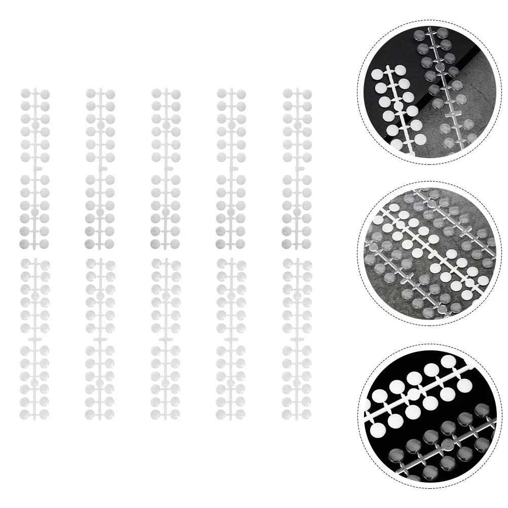 

240Pcs Nail Color Boards Smooth Manicure Practice Tools Easy to Use for Salon DIY Sample Manicure Color Cards Nail Art Supply