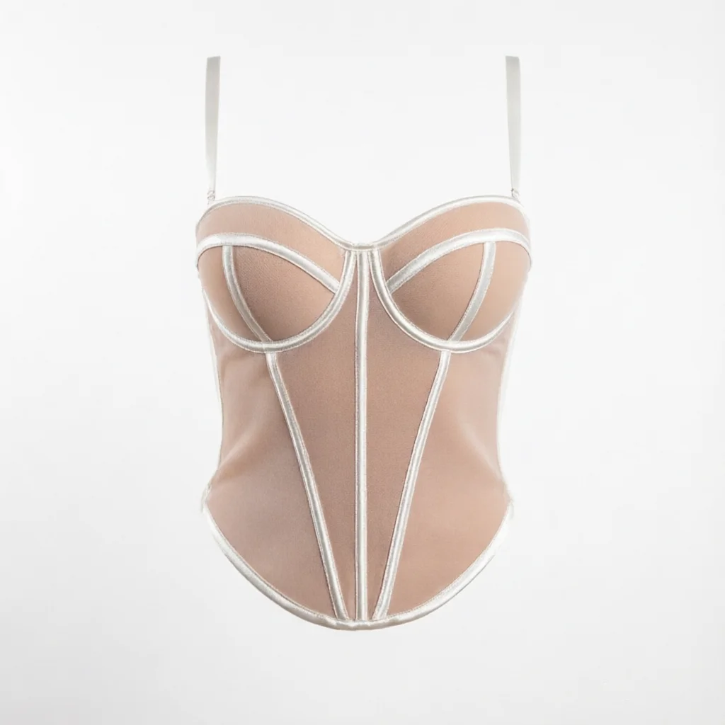 

Elegant Women Bustier Shaping Sexy Women Corset Girls Slim Evening Wear Crops Lady Short Sweet Body Shaper Top Female