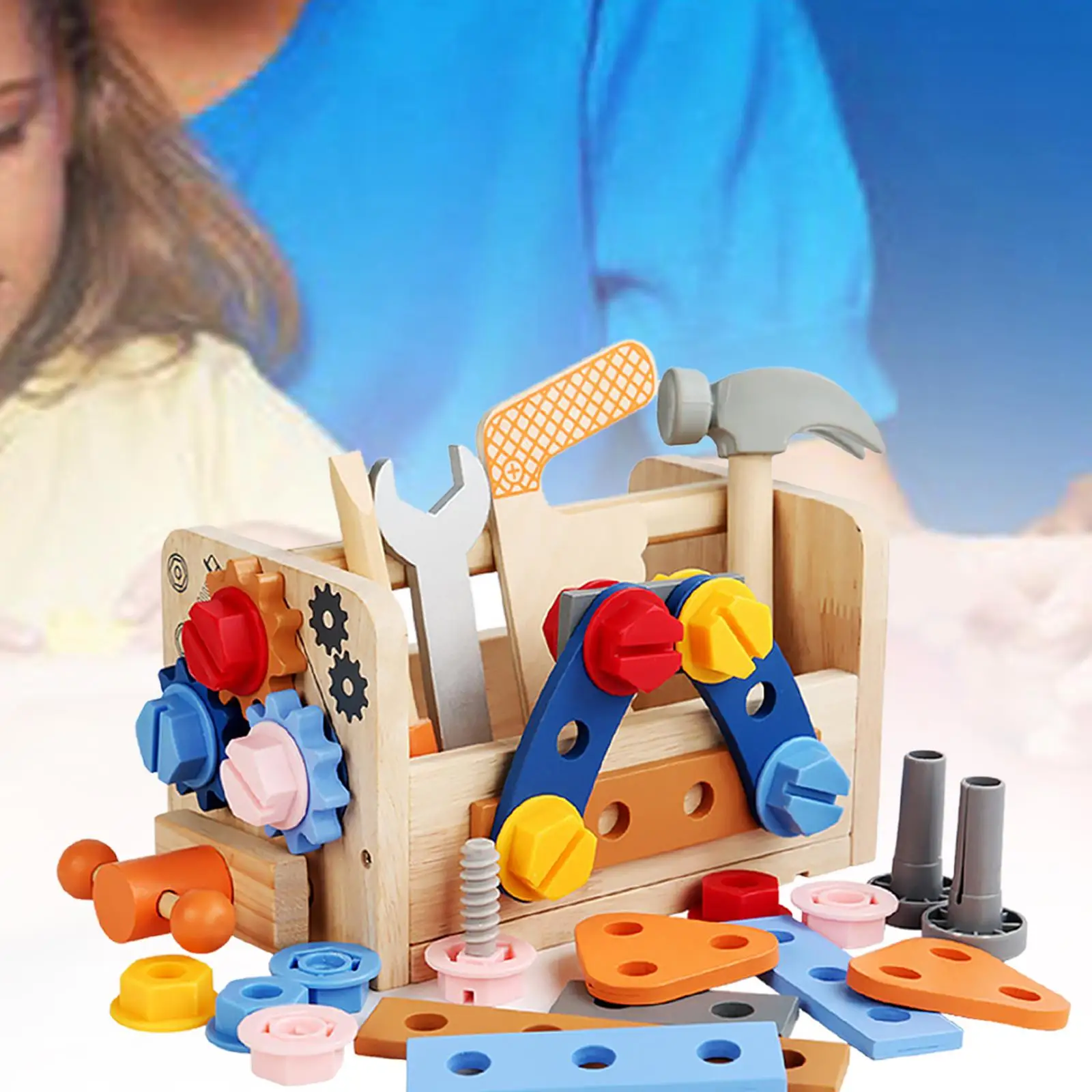 Kids Tool Set Toy Tools Construction Toy for Kids Ages 3,4,5,6,7 Years Old