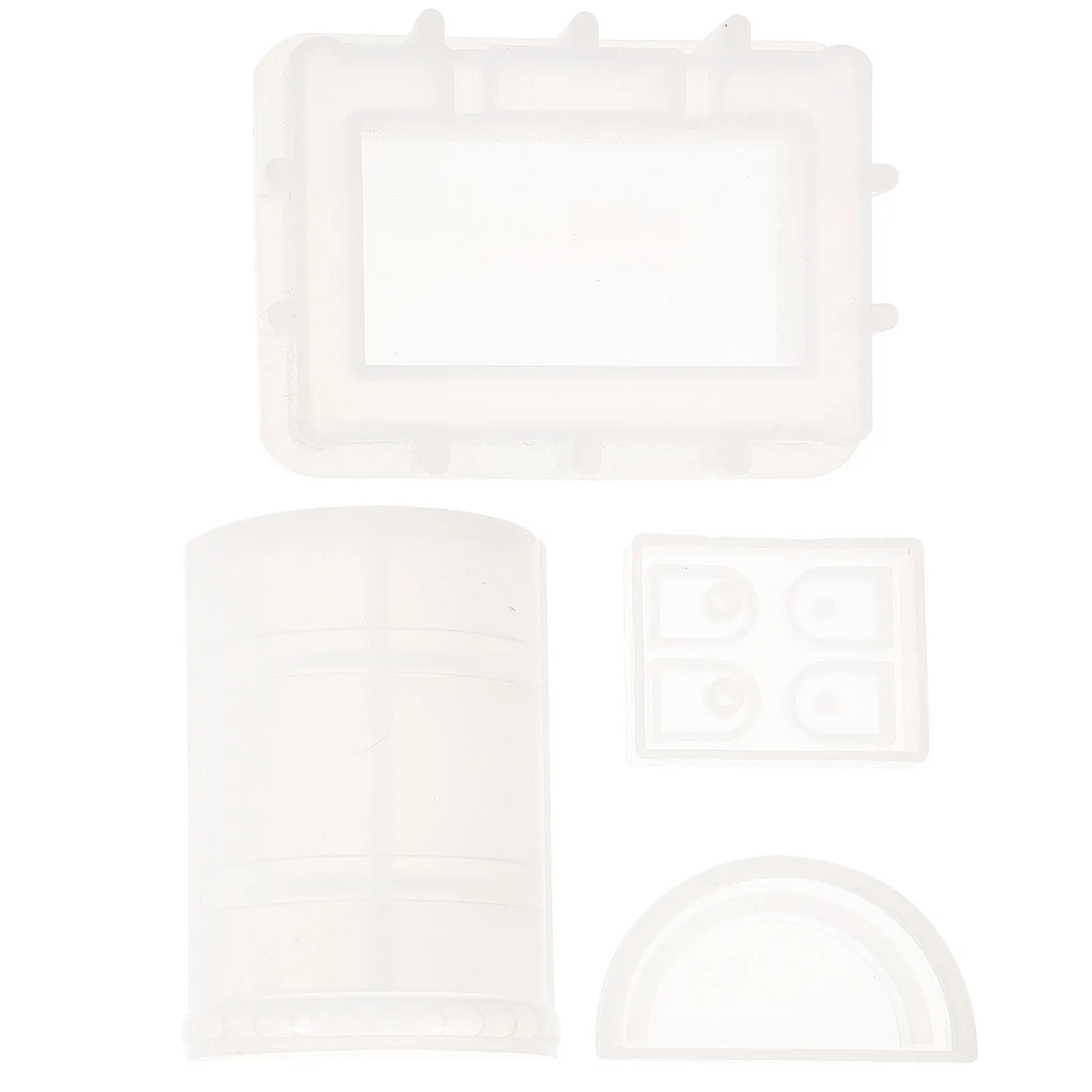 

1 set 1 Set Of Treasure Chest Silicone Mold Diy Crafts Non Stick Flexible Reusable Epoxy Casting Box Making Handicraft Storage