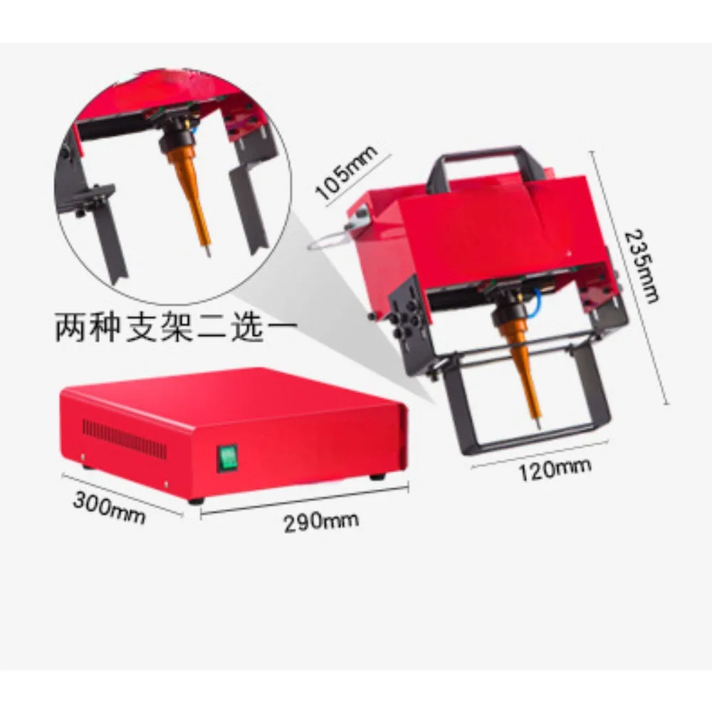 Portable Metal Pneumatic Dot Peen Marking Machine For VIN Code(100*20mm) Frame Chassis Number 220V/110V