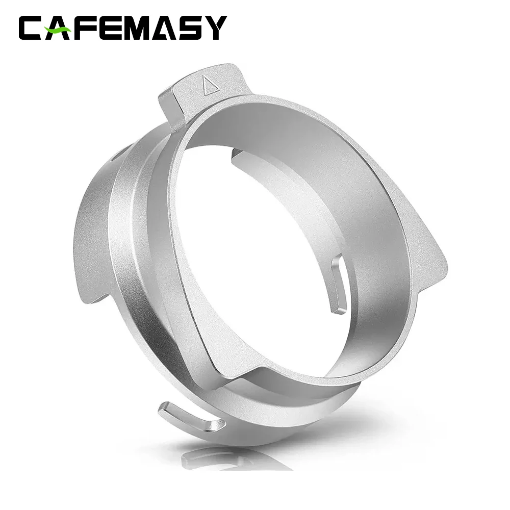 

54/58mm Espresso Coffee Dosing Ring Rotatable Coffee Powder Receiving Dosing Funnel Ring Coffee Tamper Ring Barista Accessories