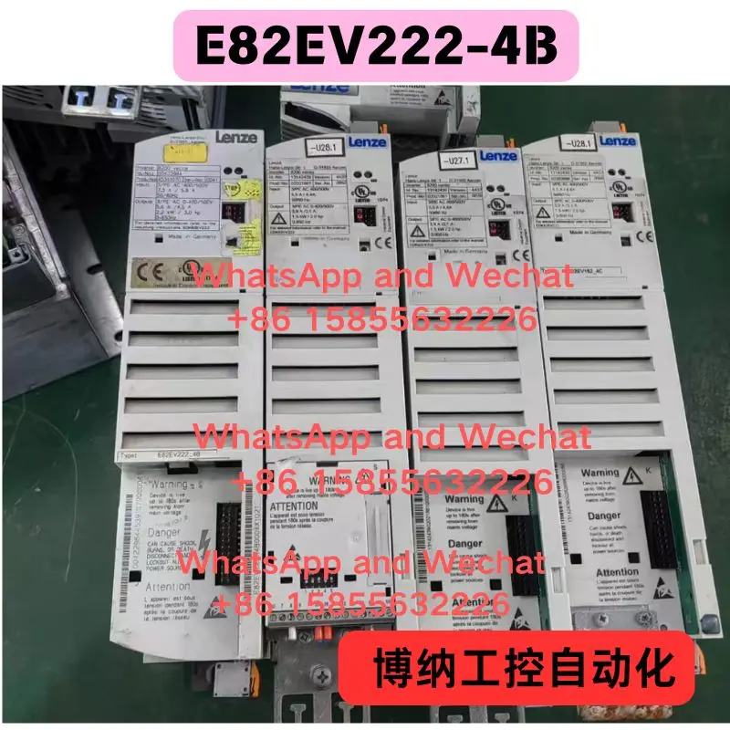 Used OEM disassembled parts E82EV222-4B Frequency converter Functional test OK Fast Shipping