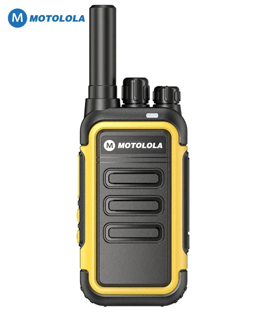 MOTOLOLA-Walkie Talkie portátil, rádio bidirecional, conjunto de transceptores UHF, longo alcance, COD, F1, 2 unidades