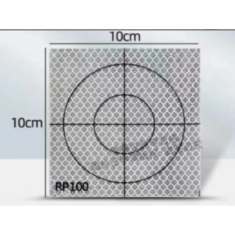 

10 см белый отражатель для тахеометра, лист для наблюдения, отражающая лента, наклейка 100 * мм