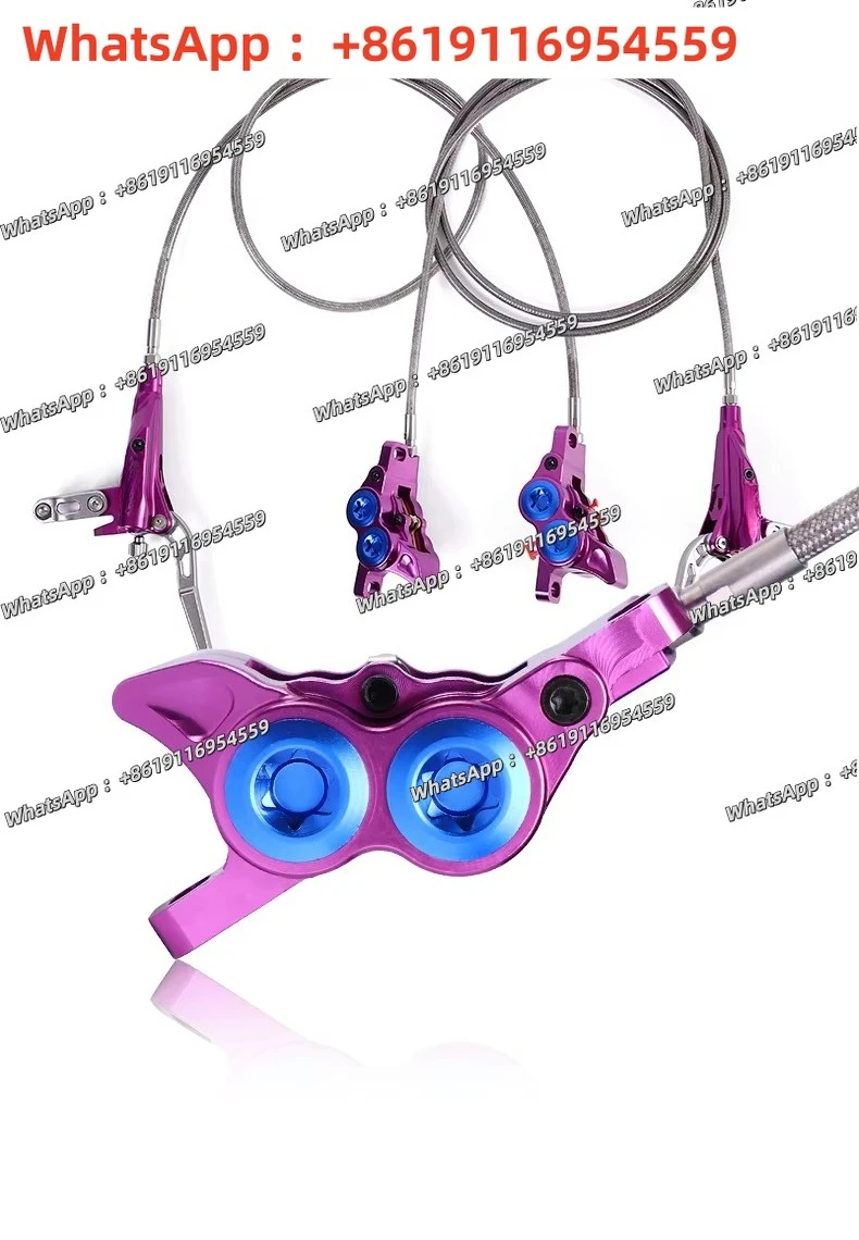 HD680-4M Color Bicycle Hydraulic Disc Brake MTB Big 4 Piston Hydraulic Disc Brake