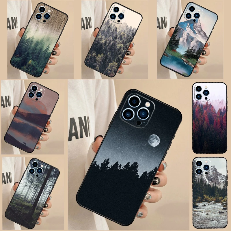 

Чехол Nature Forest Mountain для OnePlus 13 12 11 10 13s 13R 12R 10R 10T 8T Nord CE 4 3 2 Lite N20 N30 Nord 5 Cover