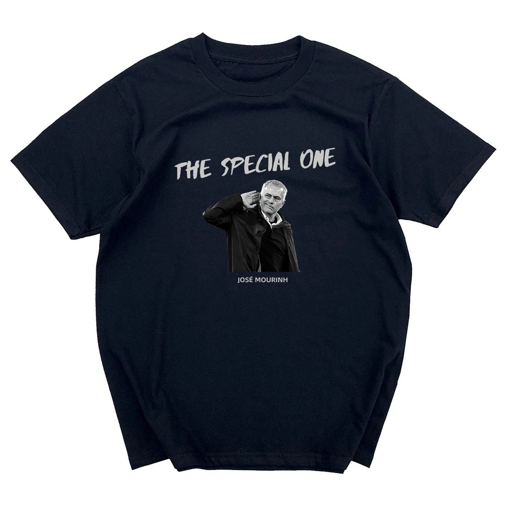 Mourinho "The Special One" Soccer T-Shirt Men's Summer Casual Oversized Short Sleeve Football Fan Clothing