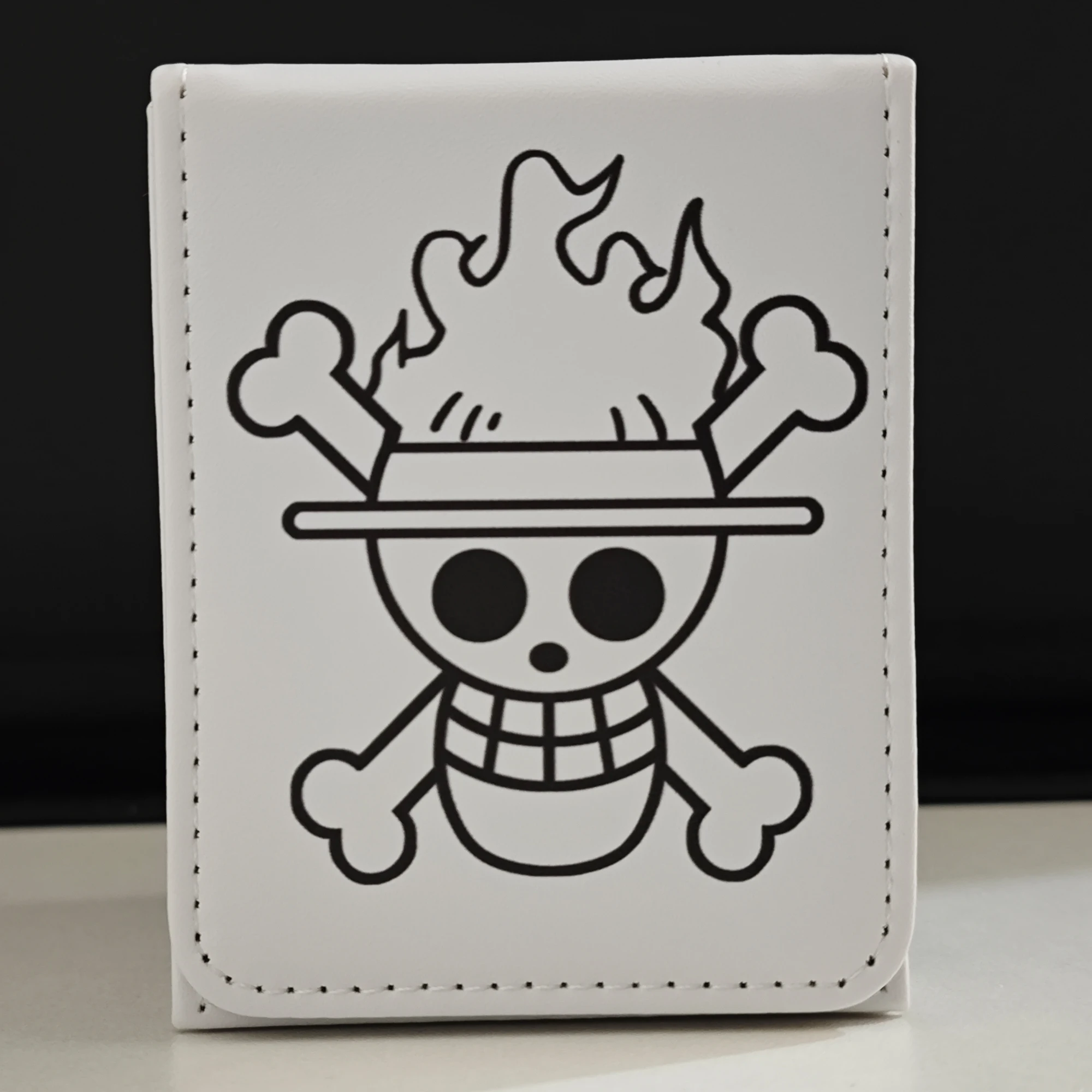 One Piece Nika Luffy Card Storage Box High-End Leather Magnetic Card Storage Box Opcg Straw Hats Card Box Anime Cards Gift Toys