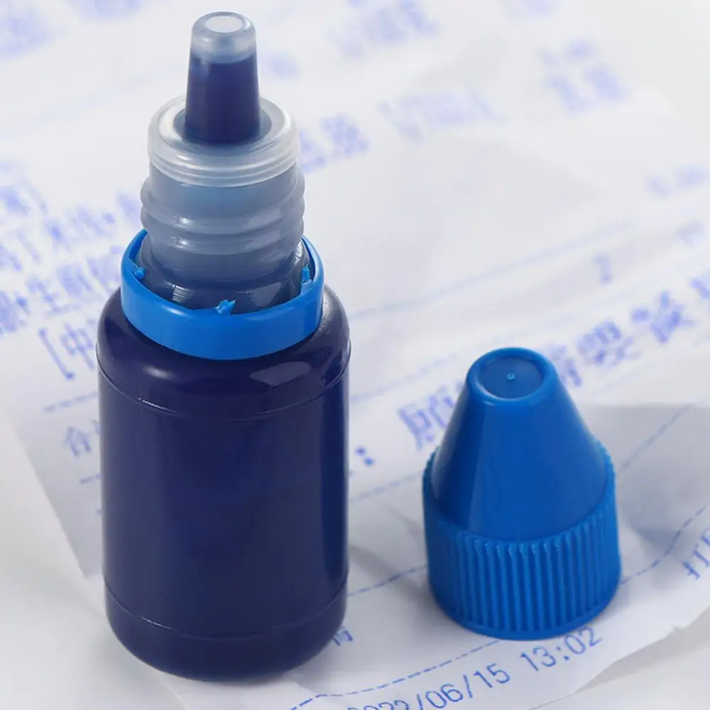 لورق الخشب DIY الحرفية حساس للضوء جعل الختم الأزرق الأسود ختم النفط فلاش عبوة الحبر Inkpad 10 مللي