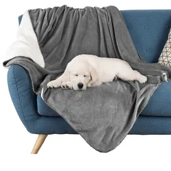 Inyahome coperta per cani impermeabile coperta per animali domestici resistente all'acqua per protezione divano letto coperta lavabile a prova di pipì per cane