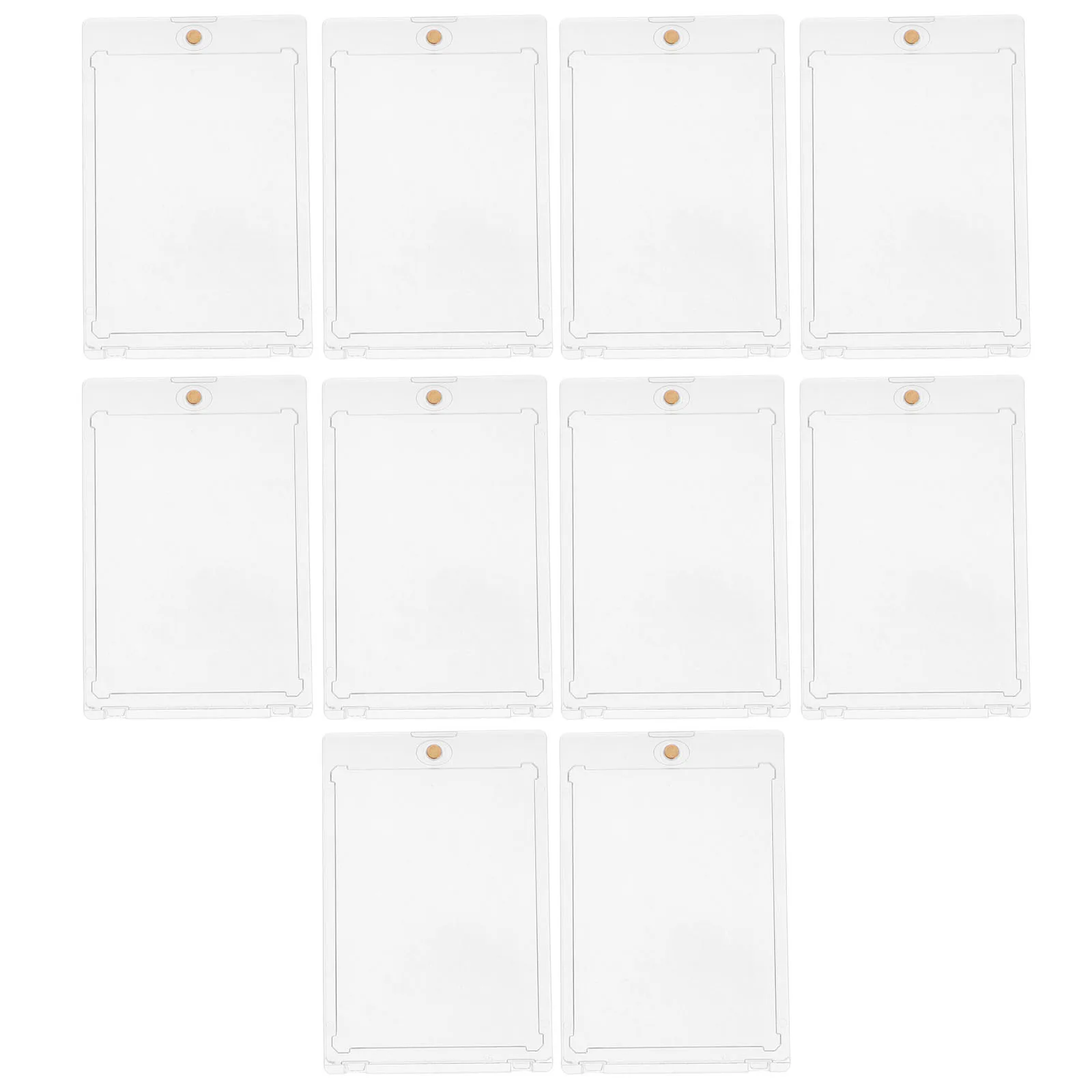 

10 шт., держатель для защиты карт, прочный витрина для спорта, бейсбольных игр, коллекция карт, держатель для карт, подставка