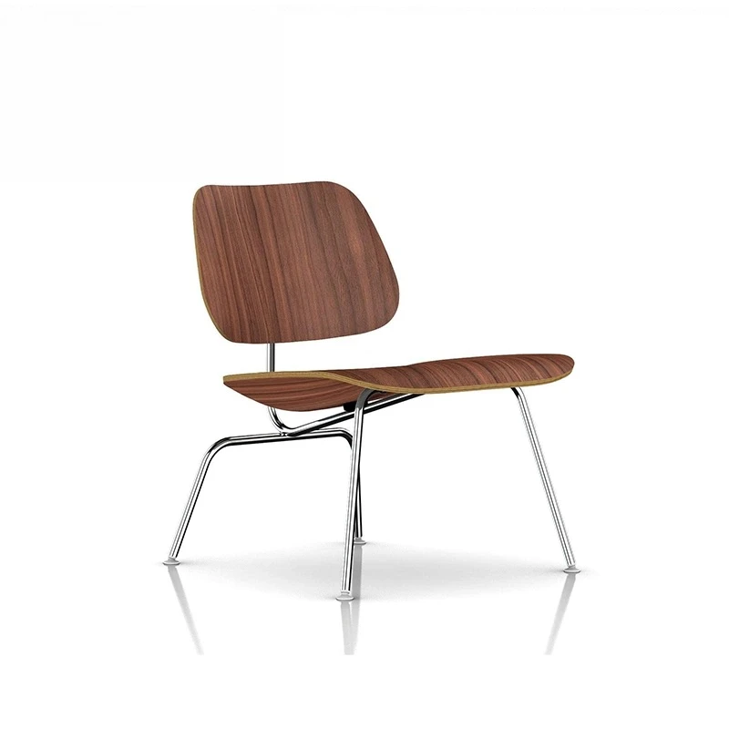 

Low back modern minimalist style stainless steel low stool leisure chair designer retro ins home medium ancient style