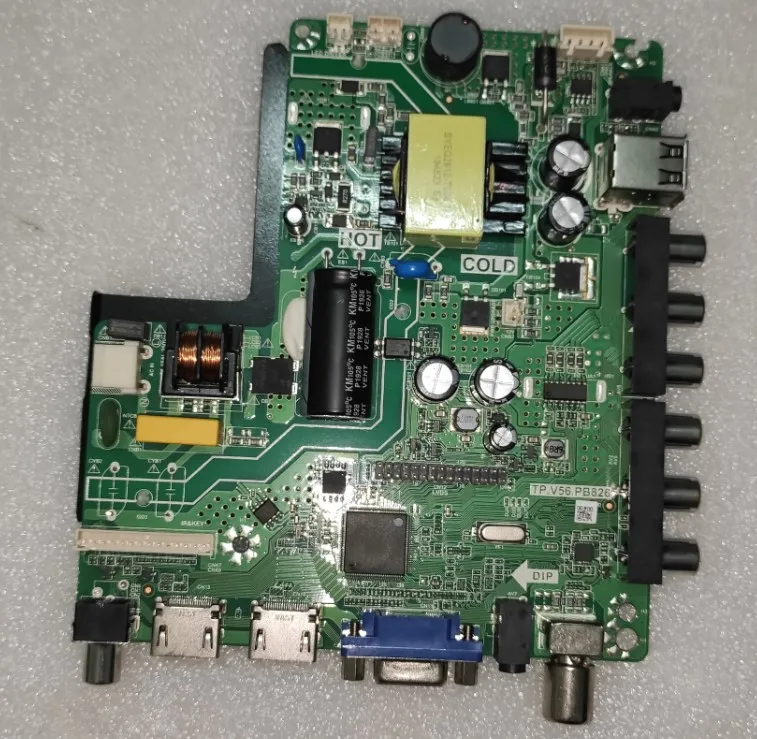 TP. V56. Geral Backlight Mainboard para TV LED, corrente constante, 3 em 1, 25W, 450mA, 35-59V, Pb826