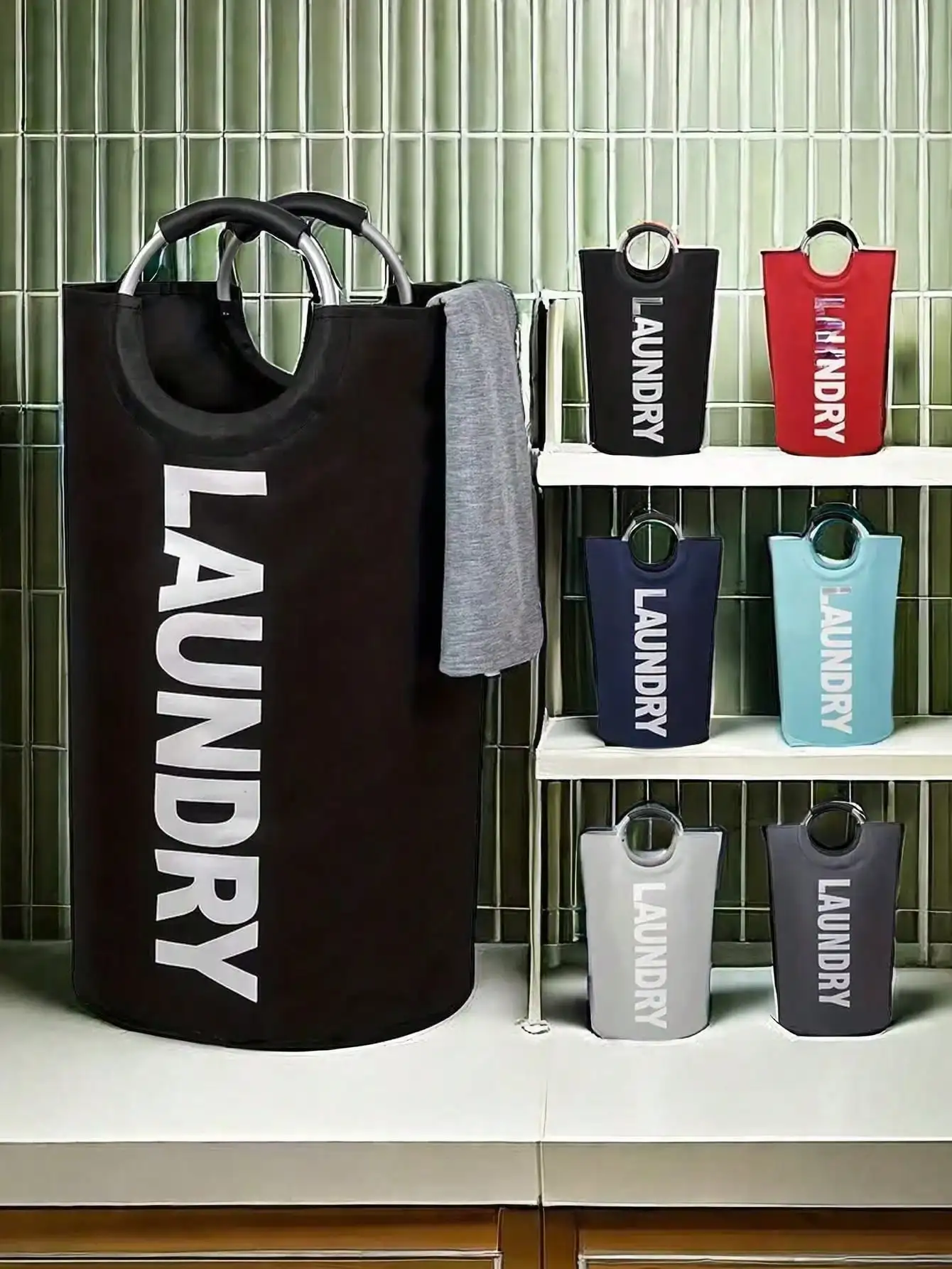 

Водонепроницаемая складная корзина для белья с мягкой ручкой, большая вместимость для дома/в общежития, идеальный подарок на день Святого Валентина, свадьбу, Новый год