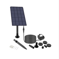 Mini Solar Fountain Pump 1.5/2.5W Power Board Kit Solar Panel Water Pump for Garden Pool Fountain Indoor Bird Bathroom Outdoor