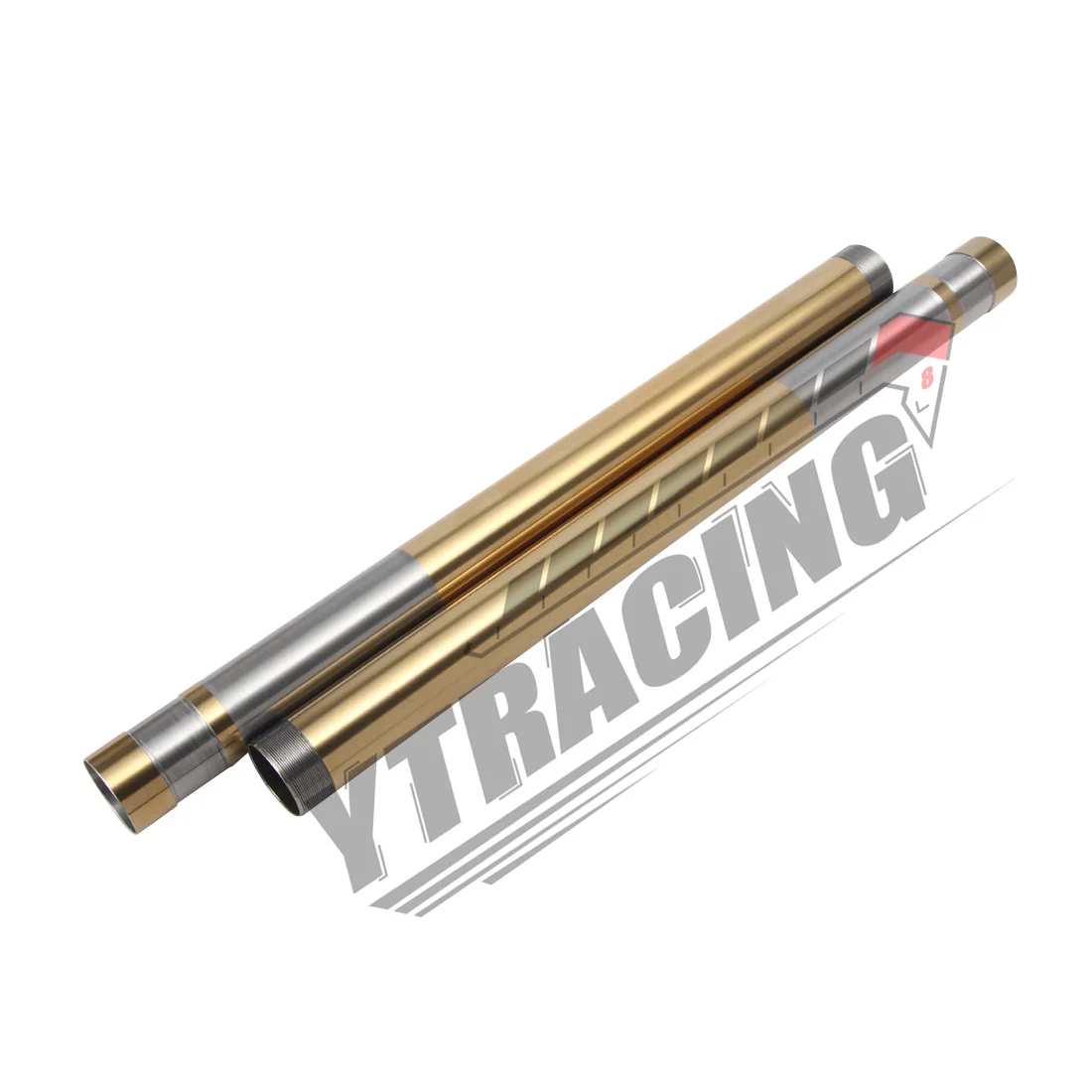 Gold/Silver Front Fork Inner Tubes For YAMAHA MT-10 2018-2021 FZ10 2017 YZF R6 2017-2020 R1 2015-2019 R1S 2016-2018 43x531mm