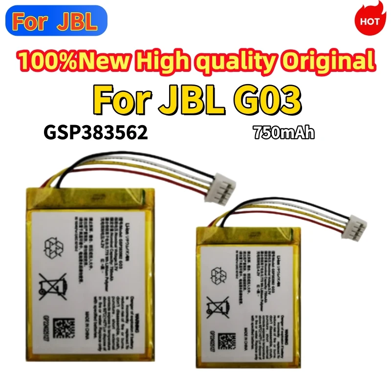 High Quality Original 750mAh Replacement GPS383562 battery For JBL G03 Wireless Bluetooth Speaker Batteries Fast Shipping+Tools