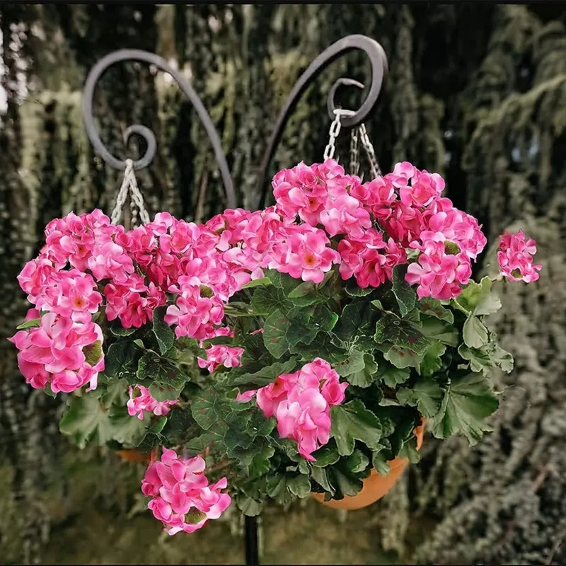 1Pc Begonie Blume Künstliche Pflanzen Hochzeit Hintergrund Wand Dekor Hause Fensterbank Bonsai Weihnachten Girlanden Vase DIY Sammelalbum – Detail 18