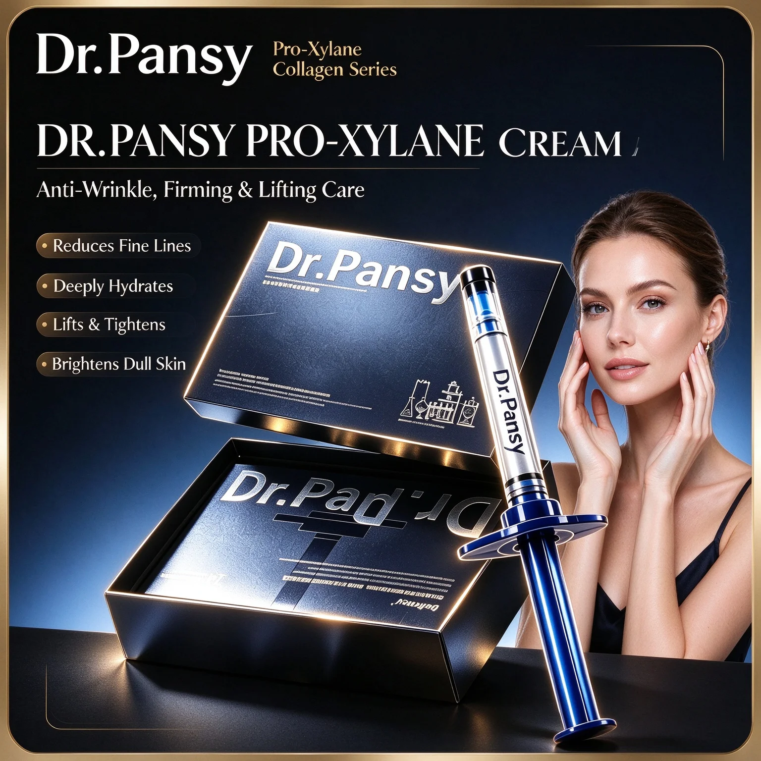 Dr.Pansy Pro-Xylane Anti-Wrinkle Firming Face Cream 1.5g Sample  3