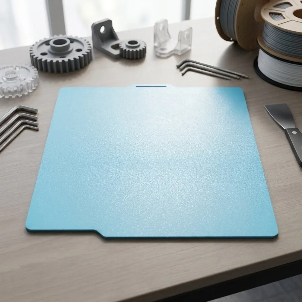 Spring Steel Cold Build Plate for Bambu Lab For P1P For P1S X1C X1E A1 3D Printers Dimensional Accuracy and Stability