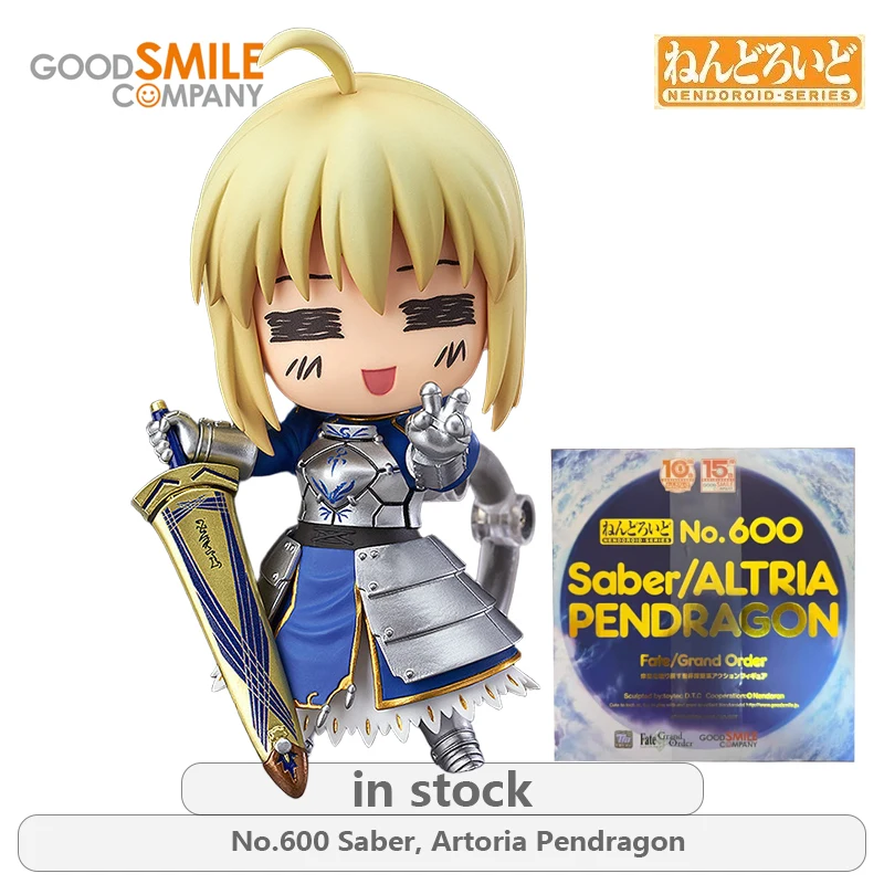 Gsc original nendoroid destino/stay night série sabre zero anime figura de ação modelo brinquedos modelo móvel ornamentos presentes para meninos