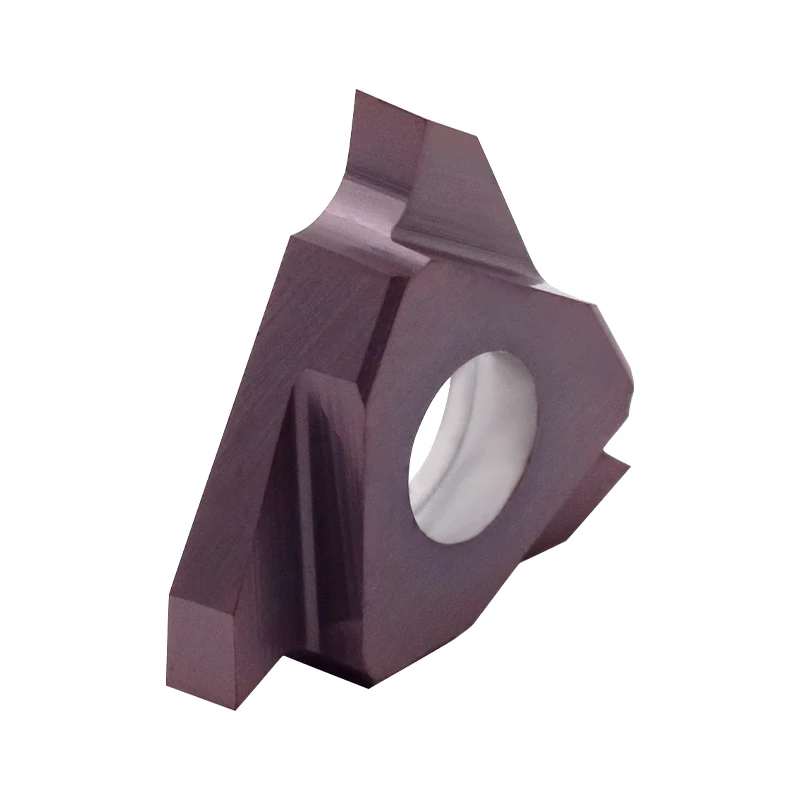 MZG 10pcs TGF32R Groove Inserts  Lathe Tungsten Steel Alloy Purple Coating CNC S​hallow Groove Machining Inserts