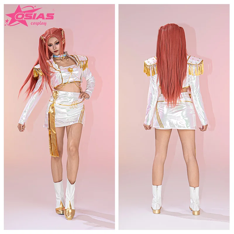 Set Kostum Cosplay OSIAS Mira Wig Mira Sepatu Mira Gelombang Mendesis