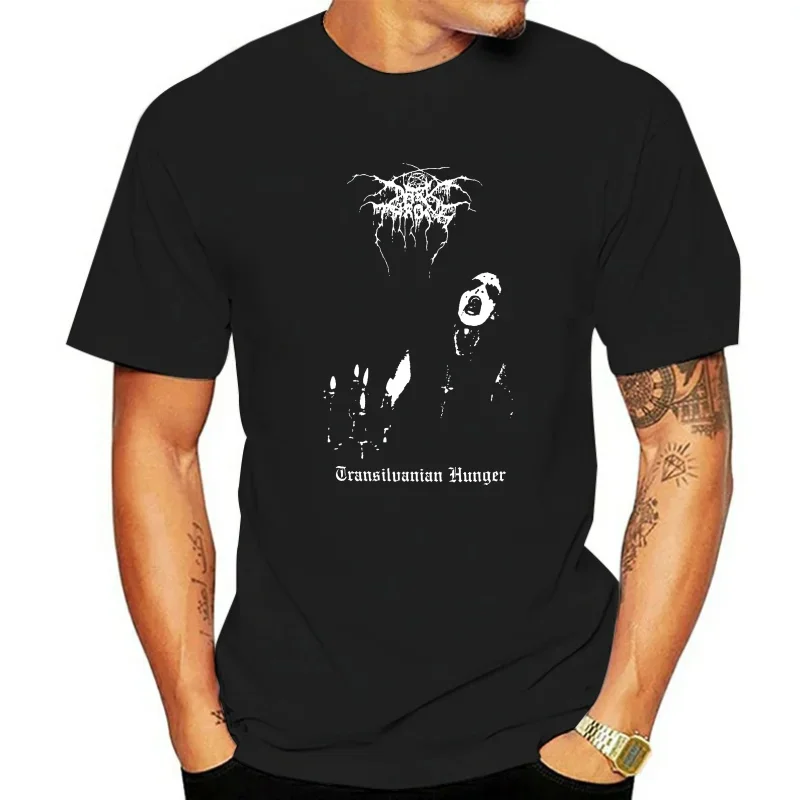 Darkthrone Men's Transilvanian Hunger Short Sleeve women anime clothes new in tops & tees heavyweight Informal tops manga