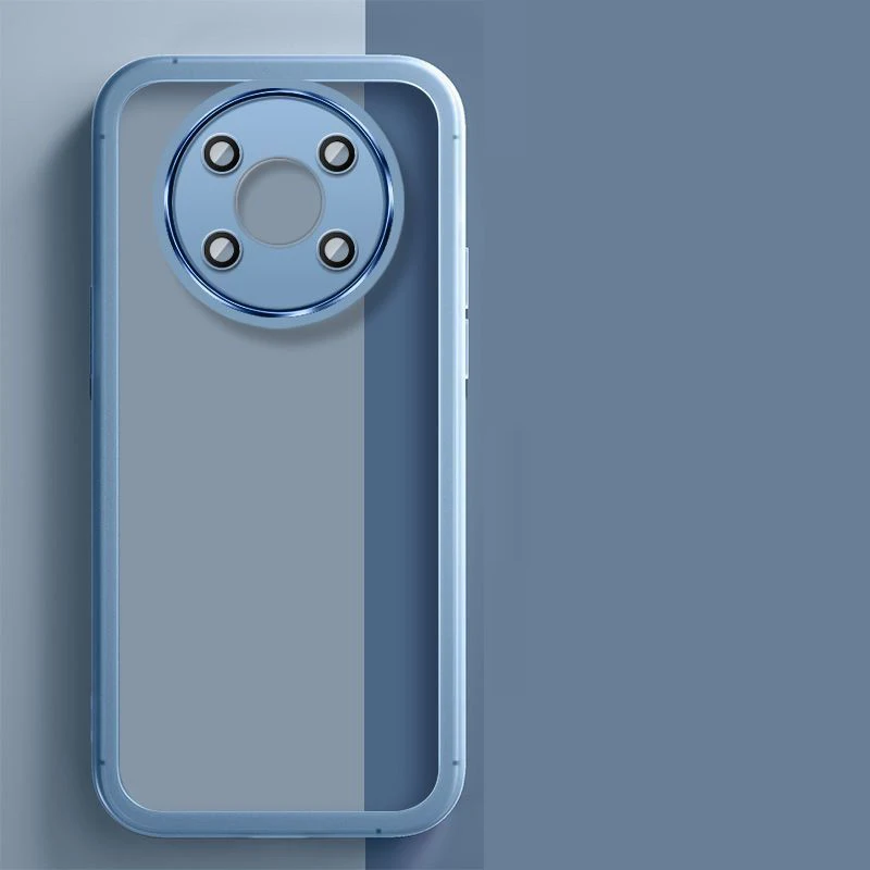 حافظة لهاتف هواوي نوفا Y90 Y91 حافظة لهاتف هواوي نوفا Y91 Y 90 91 غطاء Novay90 حماية الكاميرا غطاء خلفي شفاف