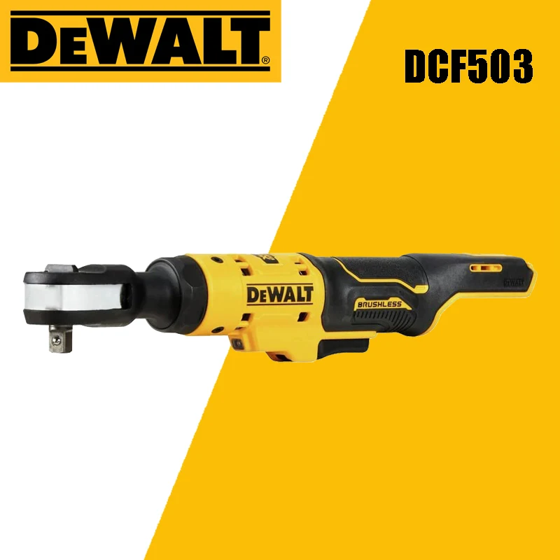 DEWALT DCF503 XTREME 12V MAX Cordless Brushless Motor Cordless Ratchet Wrench 3/8 inch Compact Low Profile Design Power Tool