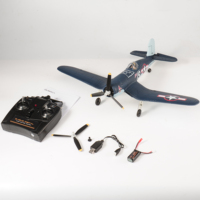 New Volantex F4U Corsair RC Plane With Brushless motor 2.4G 4CH 500MM Fixed Wingspan EPP Foam RC Aircraft One Key Aerobatic