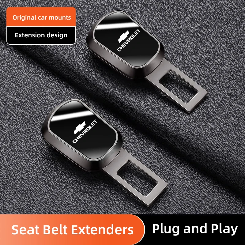 Car Seat Belt Extender Buckle Safety Strap Accessories For Chevrolet Silverado Trax Cruze Spark Tahoe Captiva Tracker Sail Aveo