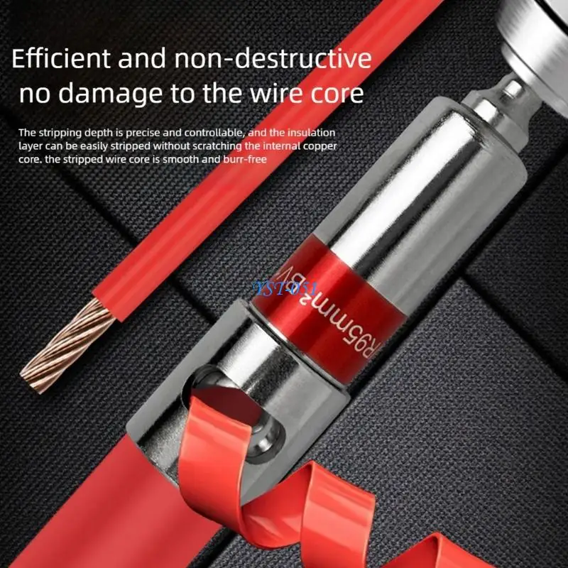 E15A Compact Cable Wire Stripper Wire Cutter For Professional Electricians And Home Use With Corrosion Resistant Coating