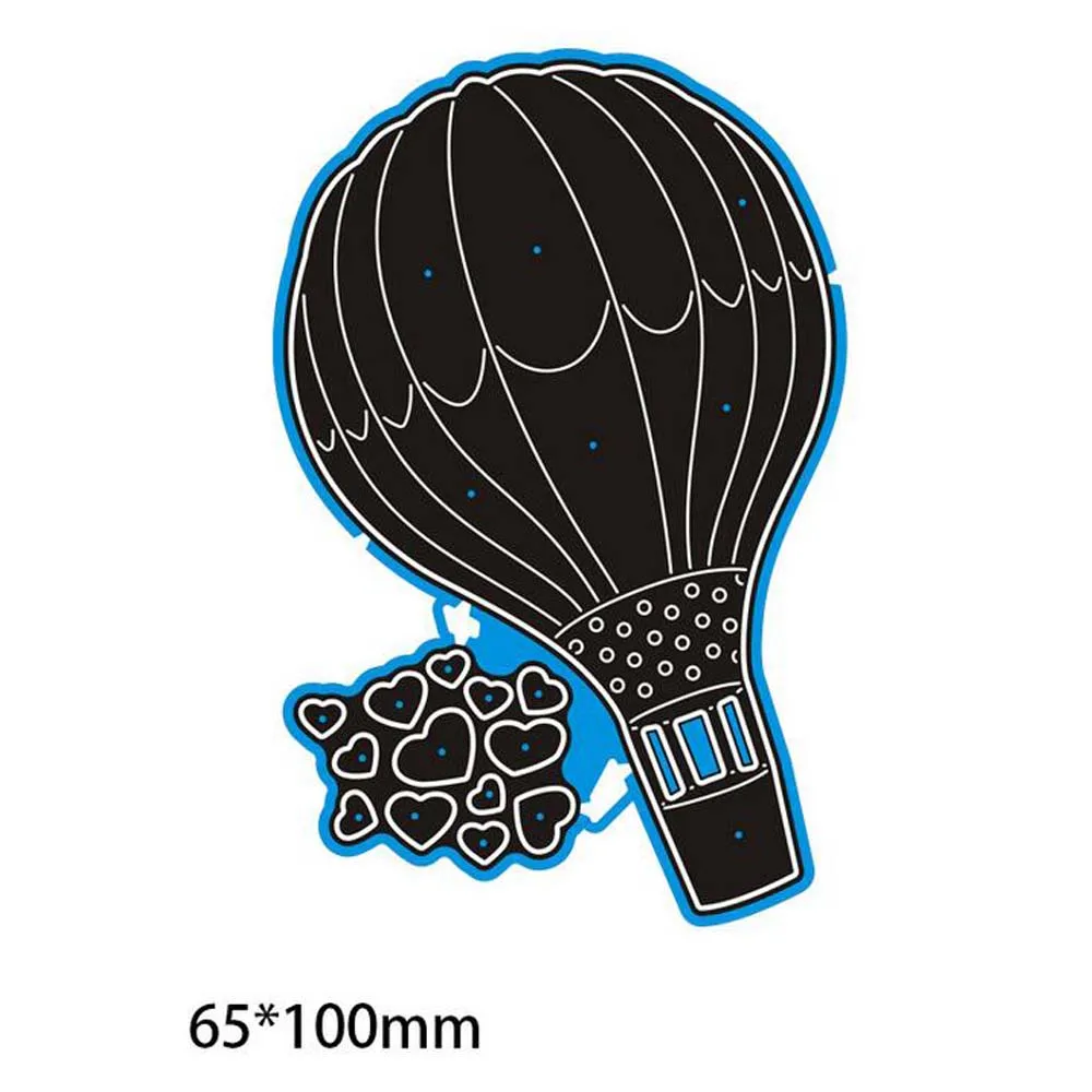 Hot Air Balloon Metal Cutting Die Diy Scrapbooking Card Making children's greeting card Album Embossing Stencil Decoration Craft