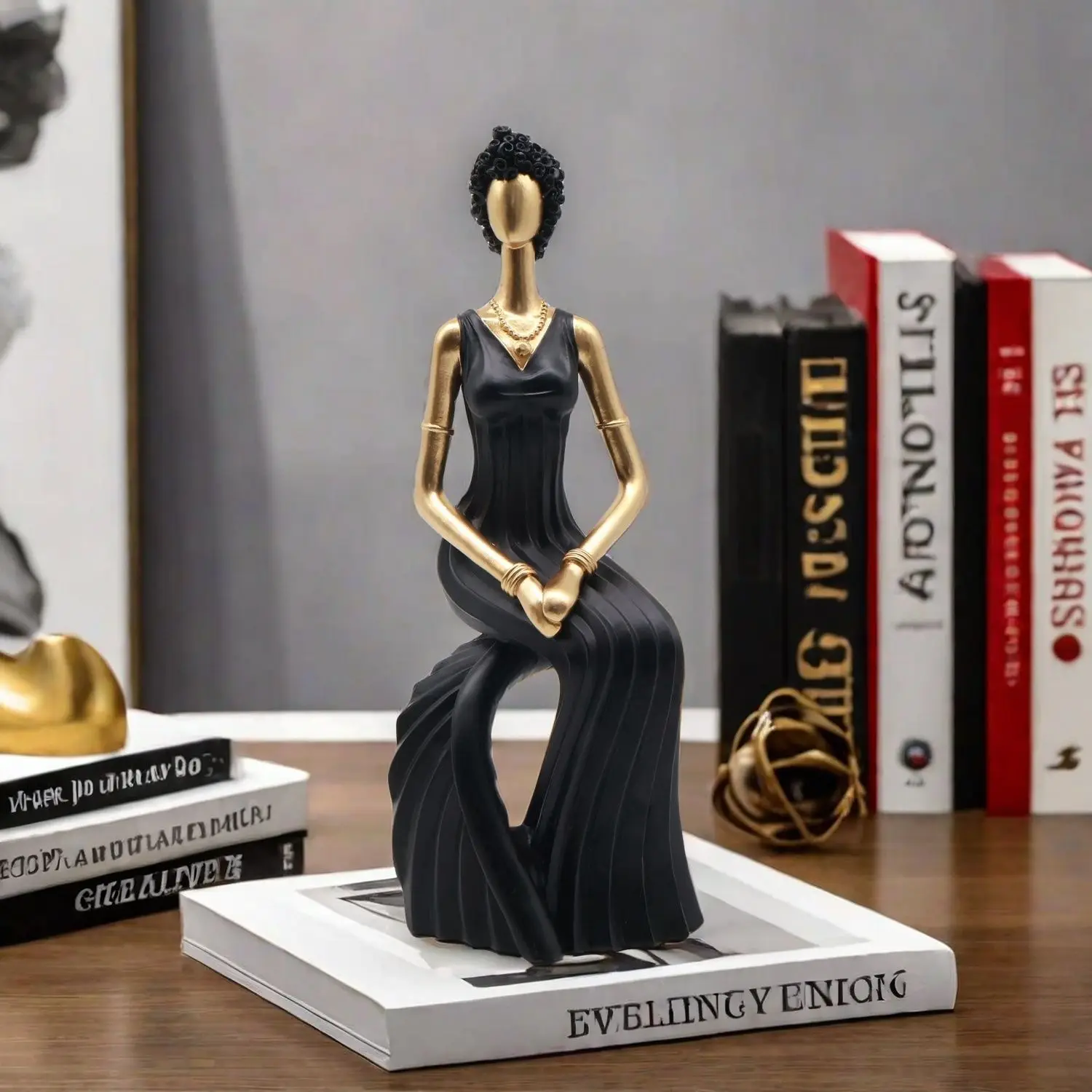 Decor Resin Sculpture Nordic Decor Sculpture for Live Room Statue for Home art Decor Creative Wedding Gift Couple Ornaments