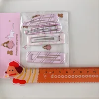 Dopamine Hair Clips 4pcs Colorful Polka Dot Gingham BB Clips Spring Summer Side Bangs Barrettes for Girls Sweet Hair Accessories - Image 4