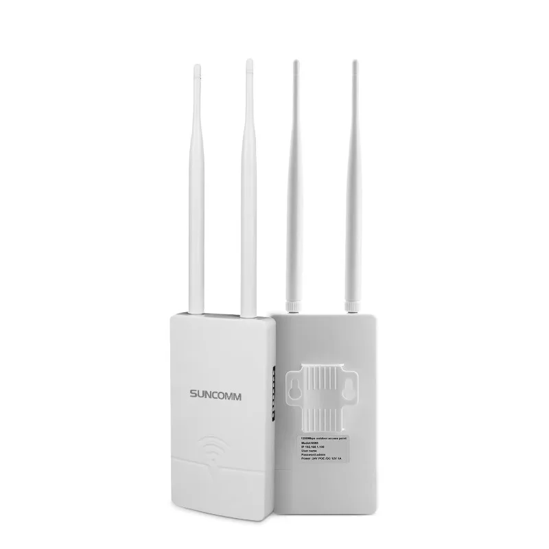 

New SUNCOMM N595 1200Mbps 2*2 MIMO Antenna 2.4G/5.8G WiFi MESH 24V POE Power Supply Wireless WiFi Outdoor Access Points