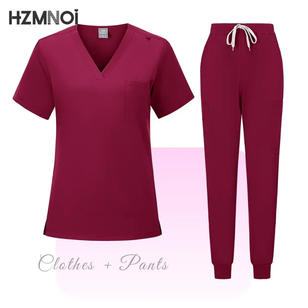 Vêtements de Travail Respirants pour Femme, Uniforme de miles Spa, Ensembles de GIslande ProHanovre Anti-Poussière, Blouse de Laboratoire, Chemise d'Infirmière, Vente en Gros