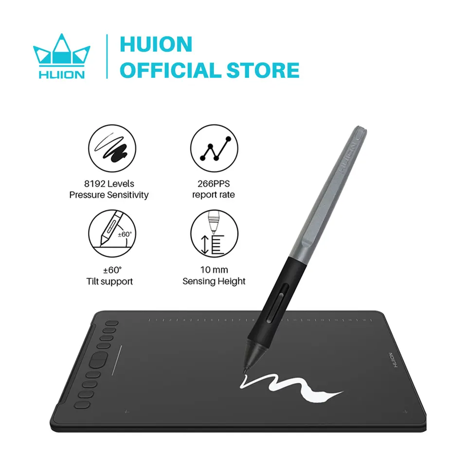 美品　ペンタブ　HUION モデル　H1161 Amazon.com: HUION Inspiroy H1161 Graphics Drawing Tablets Android