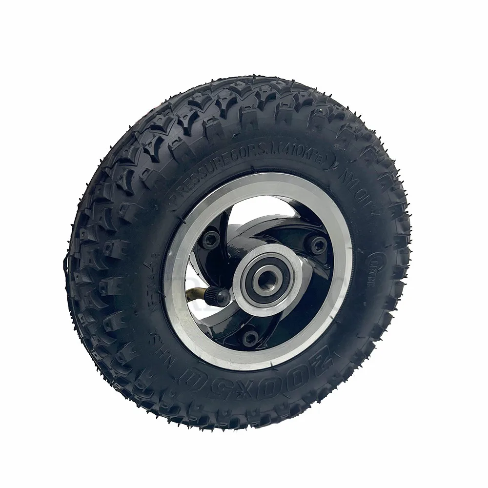 High Quality 200x50 Off-road Wheel Tire 8 Inch 200*50 Inner Outer Tyre with Alloy Hub Rim for Electric Scooter Accessories