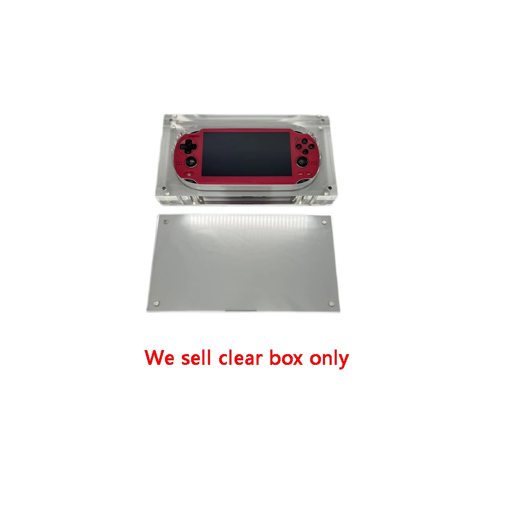 Transparent Storage Magnetic Acrylic box For PSV 1000 Vita 1000 Game Console Cover Shell Box Display Stand    Accessories