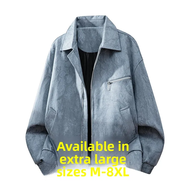 

Мужская куртка оверсайз в стиле тай-дай для кампуса, осенняя новинка, модный бренд, повседневная рабочая одежда, свободный крой, полиэстер, длинный рукав