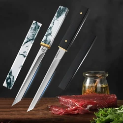 Utility Knife Slicing Meat Fruit Fish Knife Chef Cleaver Meat Chop Vegetable Kitchen Knives Hand Forge Boning Butcher Knife Tool