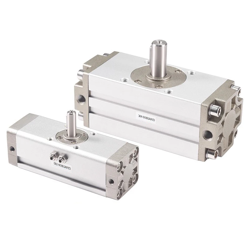 CDRA1BS Gear Rrack Rotary Swing Pneumatic Cylinder CDRA1BSU Bore Size 30/50/63/80/100mm - Rotation Angle 90/180C With Air Buffer