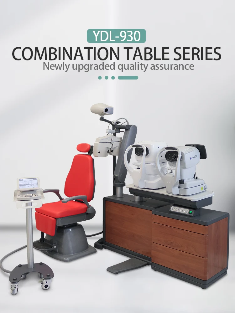 YDL930 Optometry unit ophthalmic chair eye exam table optical equipment optometrist stand autorefrator workstation refractor arm