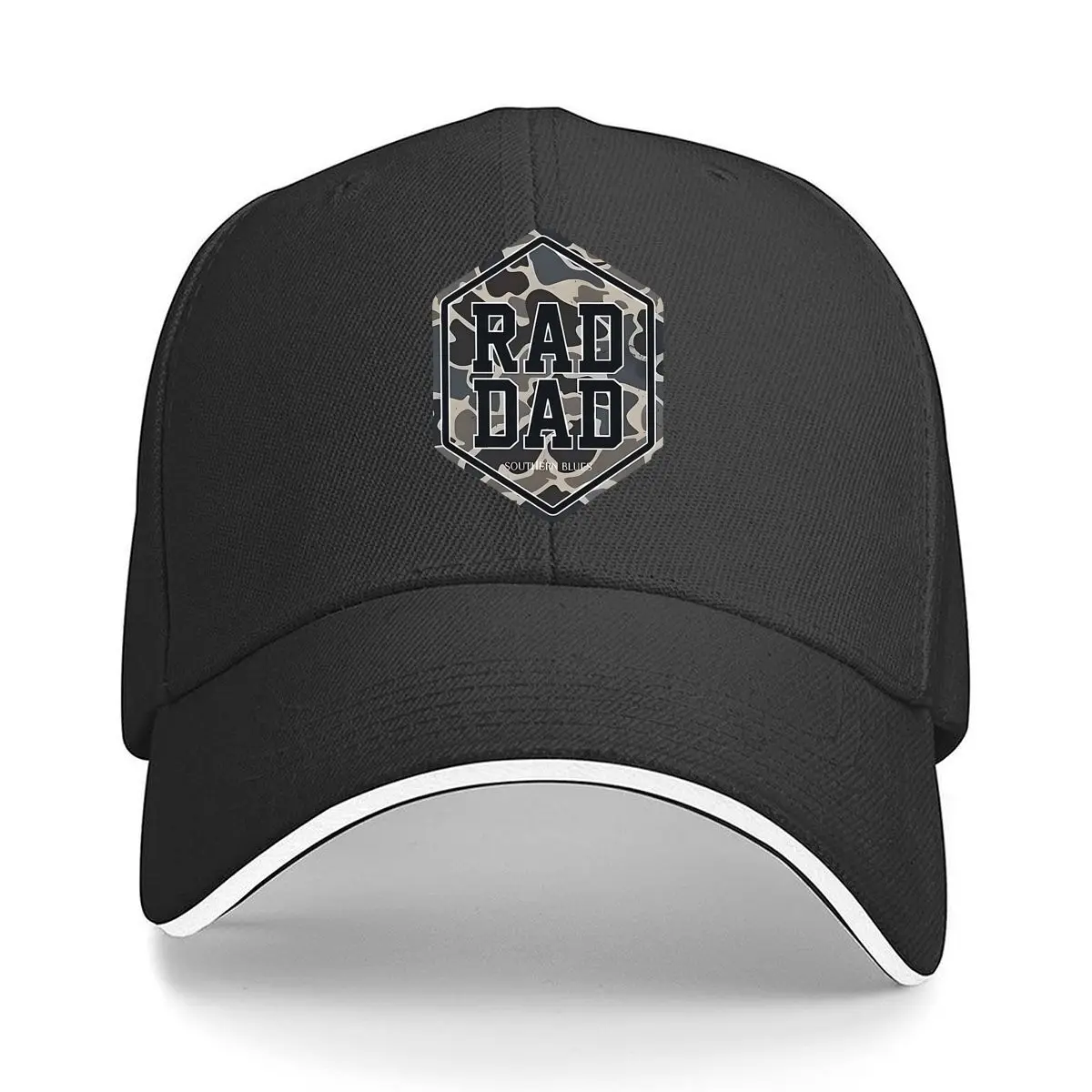 RAD DAD Camo Metal Sign Father's Day Gift Sandwich Baseball Cap