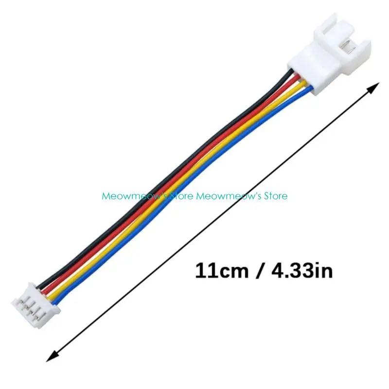 W91A Автоматическая регулировка кабеля вентилятора видеокарты 4-контактный ШИМ-регулятор температуры для бесшумного охлаждения и